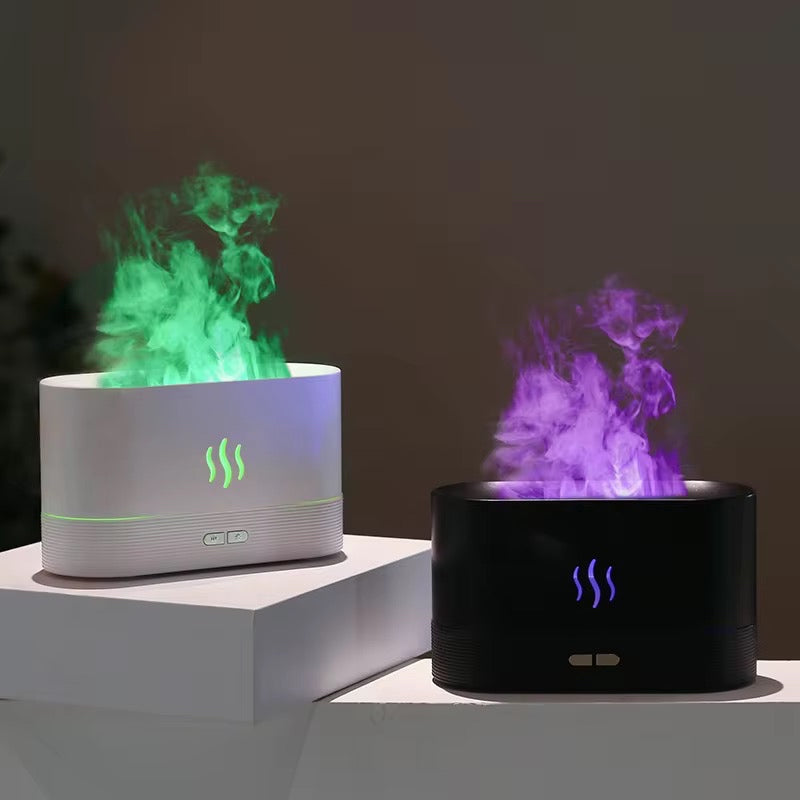 Humidificador y difusor de aromas con efecto llama